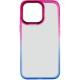 Чохол TPU+PC Fresh sip series для Apple iPhone 13 Pro Max (6.7") Синій / Рожевий