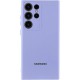 Чохол Silicone Cover Lakshmi Full Camera (AA) with logo для Samsung Galaxy S24 Ultra Бузковий / Dasheen