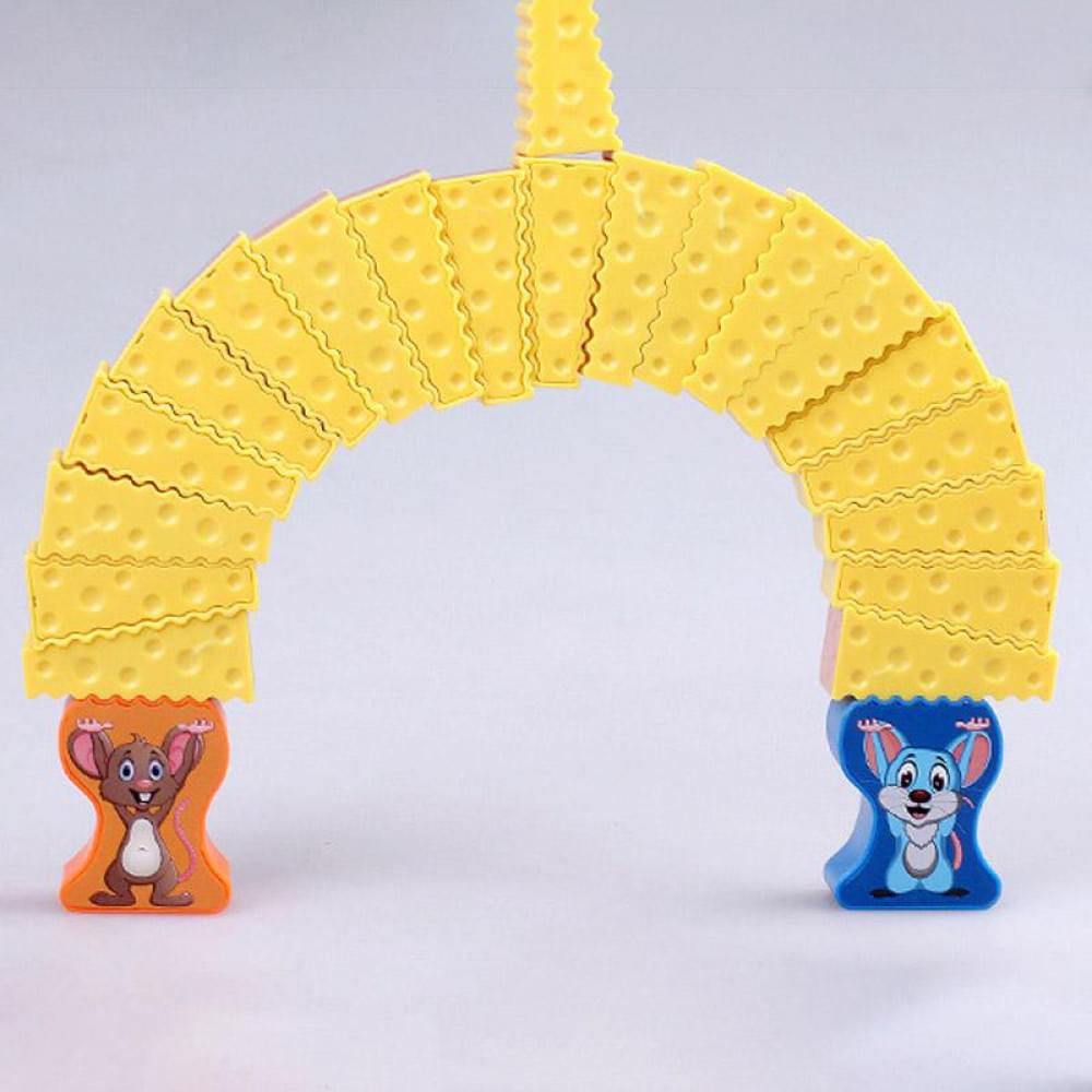 Настільна інтерактивна гра Ummi 707-B19 Mouse Stacking Cakes Game Yellow