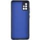 Чохол TPU GETMAN Liquid Silk Full Camera для Samsung Galaxy A51 Синій / Midnight Blue