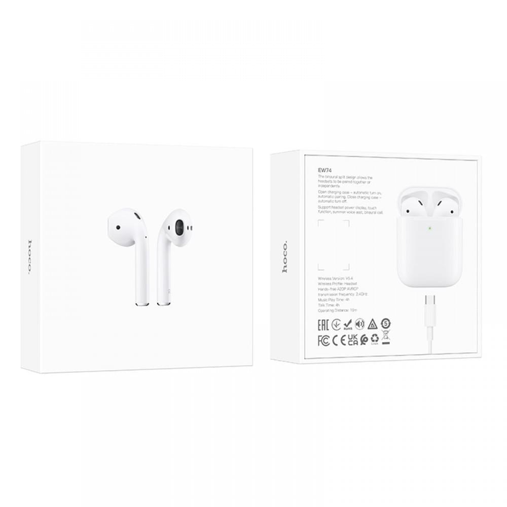 Бездротові TWS навушники Hoco EW74 White