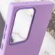 Шкіряний чохол Bonbon Leather Metal Style для Samsung Galaxy S23 Ultra Бузковий / Dasheen