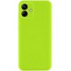 Чохол TPU GETMAN Liquid Silk Full Camera для Samsung Galaxy A06 Салатовий / Neon Green