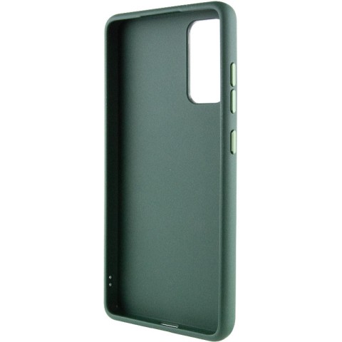 TPU чохол Bonbon Metal Style with MagSafe для Samsung Galaxy A35 Зелений / Army Green