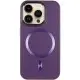 Шкіряний чохол SnapCase with MagSafe для Apple iPhone 14 Pro Max (6.7") Dark Purple