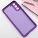 Чохол TPU GETMAN Liquid Silk Full Camera для Samsung Galaxy S21 Фіолетовий / Purple