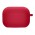 Силіконовий футляр з мікрофіброю для навушників Airpods 3 Червоний / Rose Red
