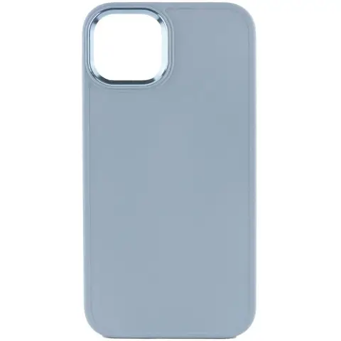 TPU чохол Bonbon Metal Style для Apple iPhone 14 Plus (6.7") Блакитний / Mist blue