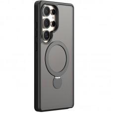 TPU+PC чохол MagSafe Colorful HQ Ring для Samsung Galaxy S24 Ultra Black