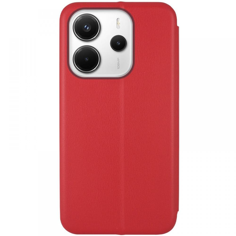 Шкіряний чохол-книжка Classy для Xiaomi Redmi Note 14 4G (Europe version) Червоний