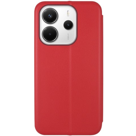 Шкіряний чохол-книжка Classy для Xiaomi Redmi Note 14 4G (Europe version) Червоний