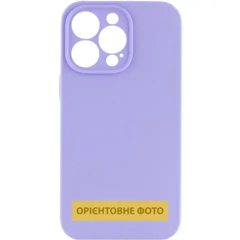 Чохол Silicone Case Full Camera Protective (AA) NO LOGO для Apple iPhone 16e (6.1") Бузковий / Dasheen