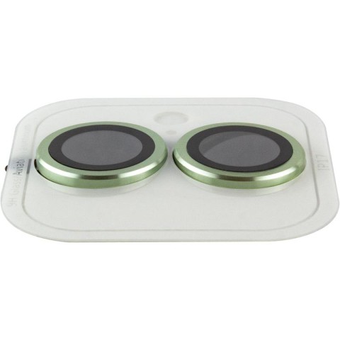 Захисне скло Metal Classic на камеру (у упак.) для Apple iPhone 17 (6.3") Салатовий / Light Green