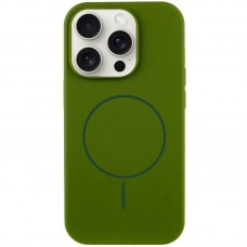 Чохол Silicone Case Full Protective (AA) NO LOGO with MagSafe для Apple iPhone 11 Pro (5.8") Зелений / Dark Olive