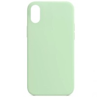 Чохол Silicone Case Full Protective (AA) NO LOGO для Apple iPhone XS Max (6.5") Зелений / Pistachio