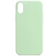 Чохол Silicone Case Full Protective (AA) NO LOGO для Apple iPhone XS Max (6.5") Зелений / Pistachio
