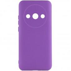 Чохол TPU GETMAN Liquid Silk Full Camera для Xiaomi Redmi A3 Фіолетовий / Purple