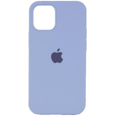 Чохол Silicone Case Full Protective (AA) для Apple iPhone 12 Pro Max (6.7") Блакитний / Lilac Blue