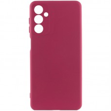Чохол Silicone Cover Lakshmi Full Camera (A) для Samsung Galaxy A15 4G/5G Бордовий / Marsala
