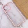 TPU+PC чохол Metal Buttons для Apple iPhone 14 Pro (6.1") Рожевий