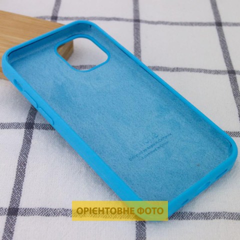 Чохол Silicone Case Full Protective (AA) для Apple iPhone 16 Plus (6.7") Блакитний / Blue