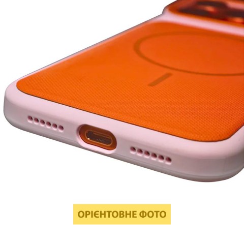 Чохол TPU TechWoven Hybrid with MagSafe для Apple iPhone 16 Pro Max (6.9") Pink / Orange