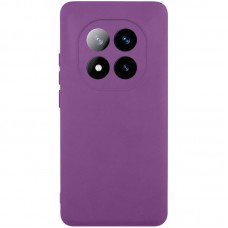 Чохол Silicone Cover Lakshmi Full Camera (AAA) для Xiaomi Redmi Note 14 Pro 5G Сливовий / Purple