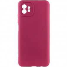 Чохол Silicone Cover Lakshmi Full Camera (A) для Motorola Moto G32 Бордовий / Marsala