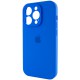 Чохол Silicone Case Full Camera Protective (AA) для Apple iPhone 15 Pro Max (6.7") Синій / Capri Blue