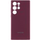 Чохол Silicone Cover Lakshmi Full Camera (AAA) with Logo для Samsung Galaxy S25 Ultra Бордовий / Plum