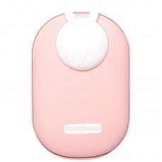 Портативний ЗП Power Bank GXZ-N705 2in1 з обогревателем для рук 10000 mAh Pink / Rabbit