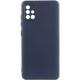 Чохол TPU GETMAN Liquid Silk Full Camera для Samsung Galaxy A51 Синій / Midnight Blue