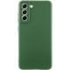 Чохол TPU GETMAN Liquid Silk Full Camera для Samsung Galaxy S22+ Зелений / Dark green