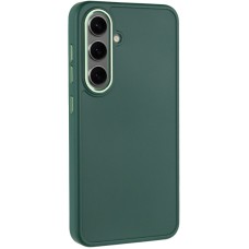 TPU чохол Bonbon Metal Style для Samsung Galaxy S23 Зелений / Pine green