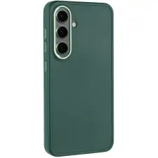 TPU чохол Bonbon Metal Style для Samsung Galaxy S23 Зелений / Pine green