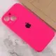 Чохол Silicone Case Full Camera Protective (AA) для Apple iPhone 15 (6.1") Рожевий / Barbie pink