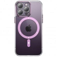 Чохол TPU+PC Colorful with MagSafe для Apple iPhone 14 Pro (6.1") Pink