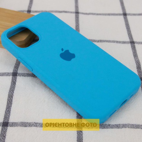 Чохол Silicone Case Full Protective (AA) для Apple iPhone 16 Plus (6.7") Блакитний / Blue