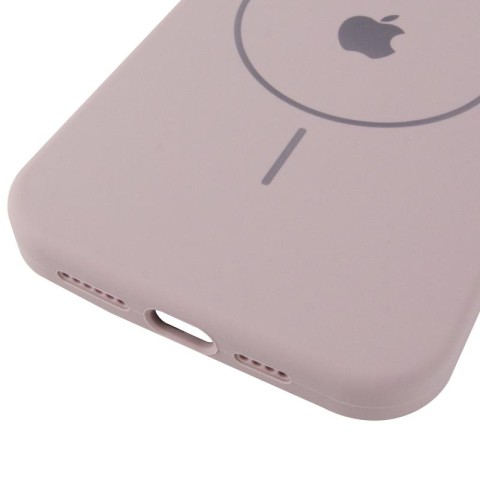 Чохол Silicone Case Full Protective (AA) V2 with MagSafe для Apple iPhone 16 Pro Max (6.9") Сірий / Lavender