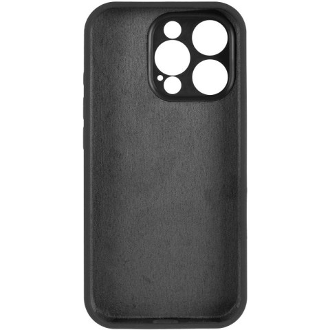 Чохол Silicone Case Full Camera Protective (AA) для Apple iPhone 13 Pro (6.1") Чорний / Black
