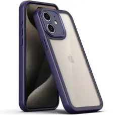 TPU чехол Transparent + Colour 1,5mm для Apple iPhone 12 (6.1")
