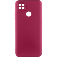 Чохол Silicone Cover Ummi Lakshmi Full Camera (AA) для Xiaomi Redmi 9C Бордовий / Marsala
