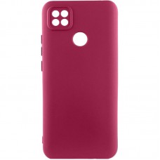 Чохол Silicone Cover Ummi Lakshmi Full Camera (AA) для Xiaomi Redmi 9C Бордовий / Marsala