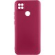 Чохол Silicone Cover Ummi Lakshmi Full Camera (AA) для Xiaomi Redmi 9C Бордовий / Marsala