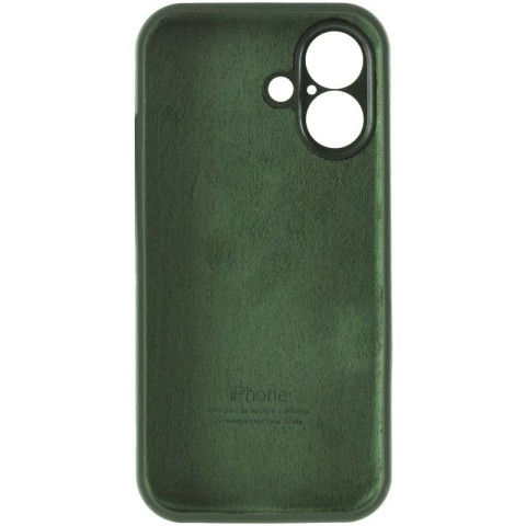 Чохол Silicone Case Full Camera Protective (AA) для Apple iPhone 16 Plus (6.7") Зелений / Cyprus Green