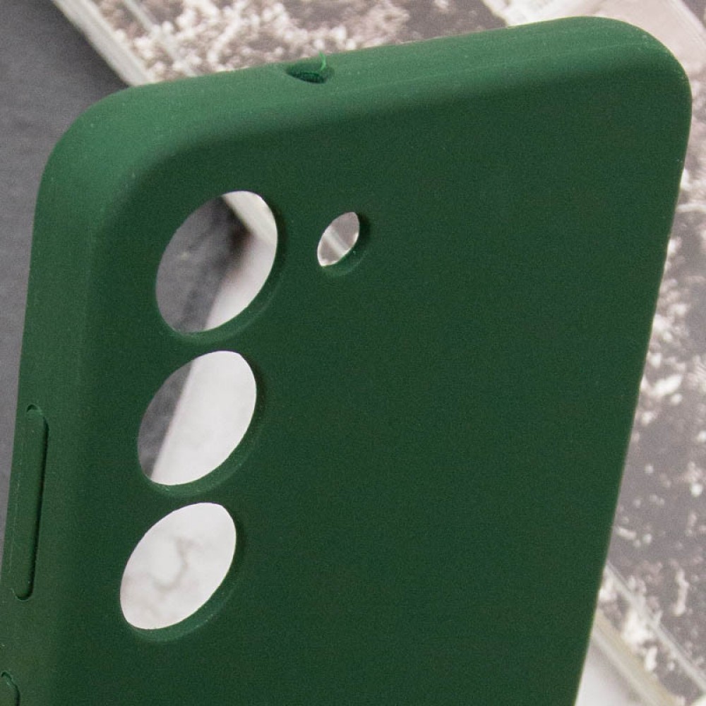 Чохол Silicone Cover Lakshmi Full Camera (AAA) для Samsung Galaxy S22 Зелений / Cyprus Green