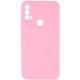 Чохол TPU GETMAN Liquid Silk Full Camera для Motorola Moto E40 Рожевий / Pink