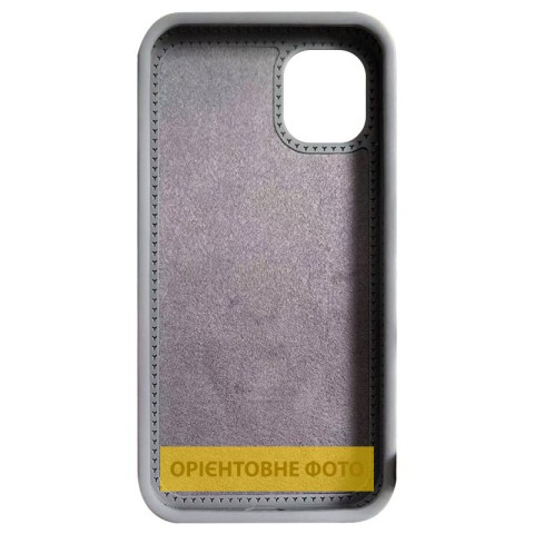 Чохол Silicone Case Full Protective with Ring для Apple iPhone 16e (6.1") Grey