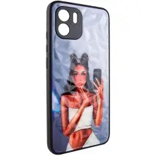 TPU+PC чохол Prisma Ladies для Xiaomi Redmi A1 / A2 Black in White