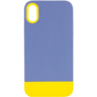 Чохол TPU+PC Bichromatic для Apple iPhone XR (6.1") Blue / Yellow
